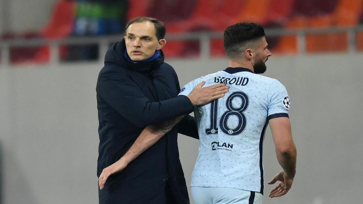 Thomas Tuchel and Olivier Giroud